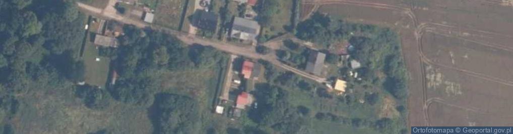 Zdjęcie satelitarne Łebień ul.