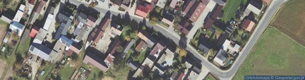 Zdjęcie satelitarne Łęka Mroczeńska ul.
