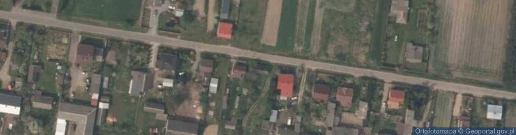 Zdjęcie satelitarne Łęki Duże ul.