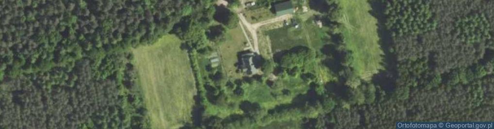 Zdjęcie satelitarne Leśniczówka Dębowiec ul.