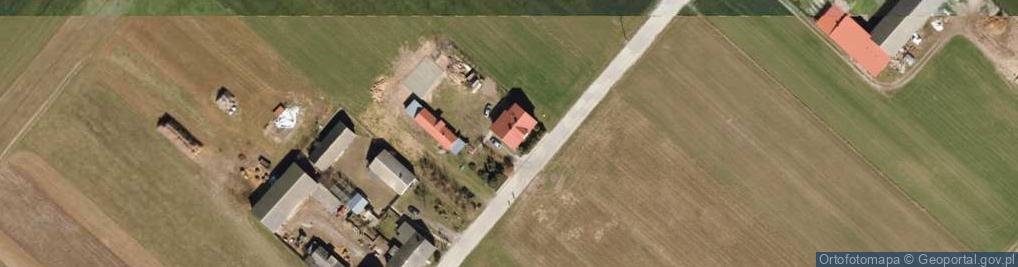 Zdjęcie satelitarne Leszczydół-Działki ul.