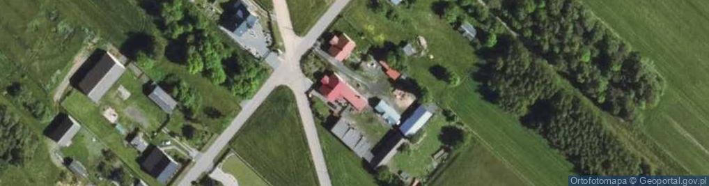 Zdjęcie satelitarne Leszczydół-Pustki ul.