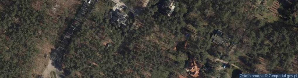Zdjęcie satelitarne Leśnych Dębów ul.
