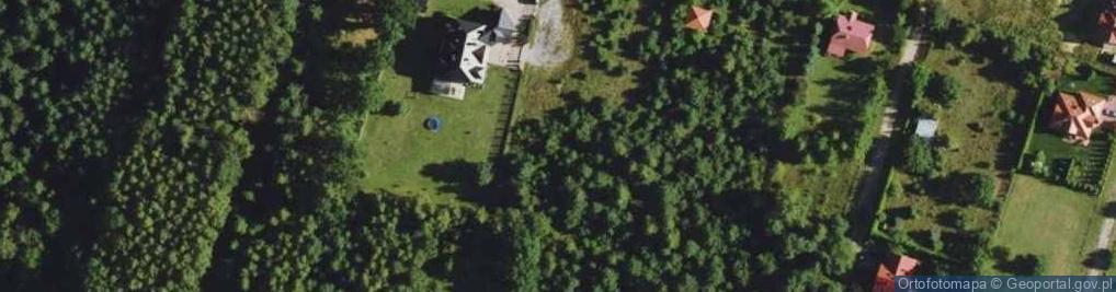 Zdjęcie satelitarne Leśnej Ciszy ul.