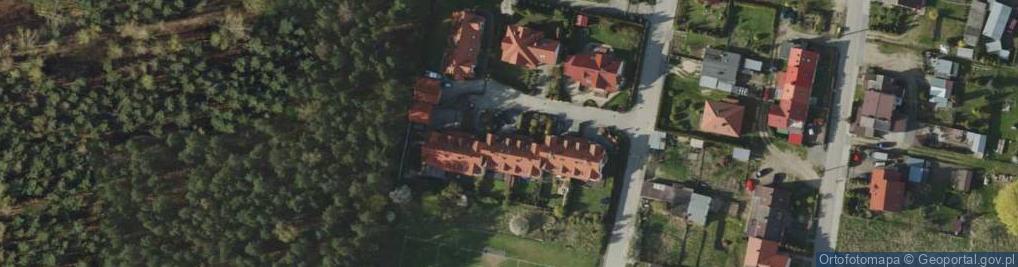 Zdjęcie satelitarne Leśny Zaułek ul.