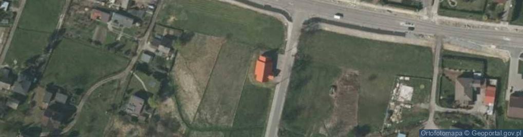 Zdjęcie satelitarne Lęgów ul.