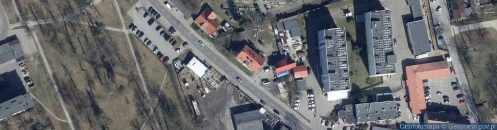 Zdjęcie satelitarne Łęgowska ul.