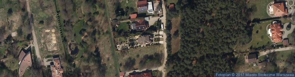 Zdjęcie satelitarne Leśny Potok ul.