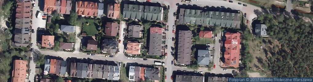 Zdjęcie satelitarne Leśnych Ziół ul.
