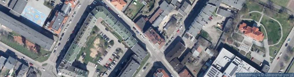 Zdjęcie satelitarne Łęgska ul.