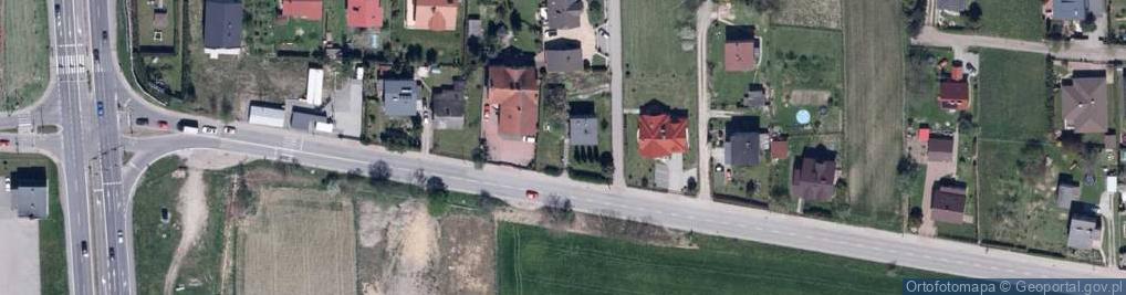 Zdjęcie satelitarne Ligocka ul.