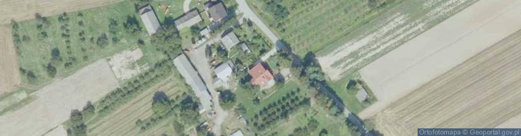 Zdjęcie satelitarne Linów-Kolonia ul.