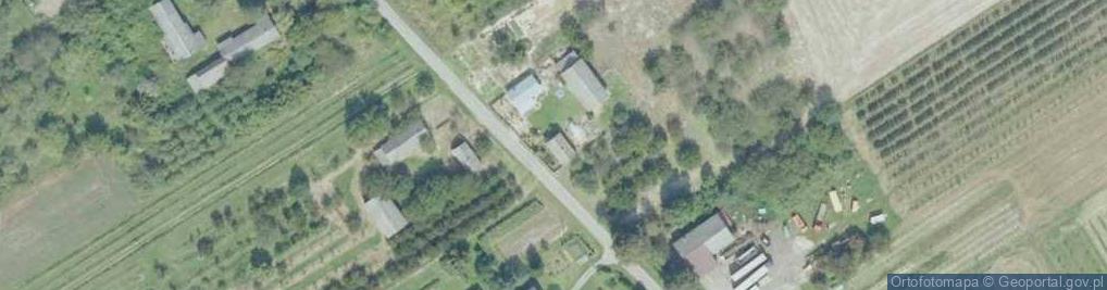 Zdjęcie satelitarne Linów-Kolonia ul.