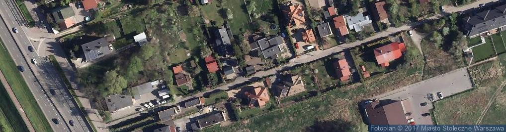 Zdjęcie satelitarne Ligustrowa ul.
