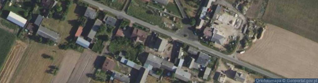 Zdjęcie satelitarne Łomów ul.