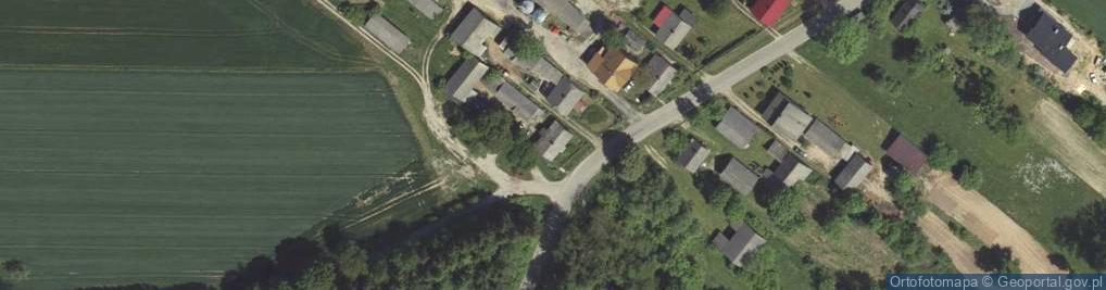 Zdjęcie satelitarne Łopiennik Górny ul.
