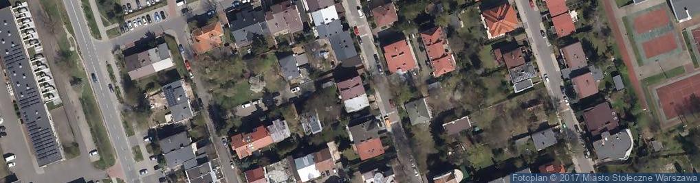 Zdjęcie satelitarne Łomiańska ul.