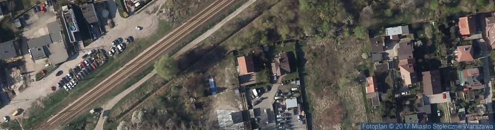 Zdjęcie satelitarne Łodygowa ul.