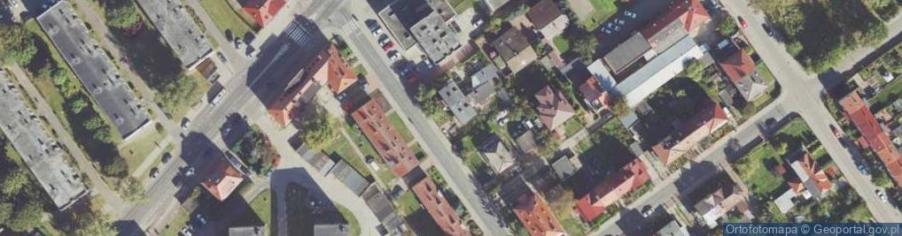 Zdjęcie satelitarne Łużycka ul.
