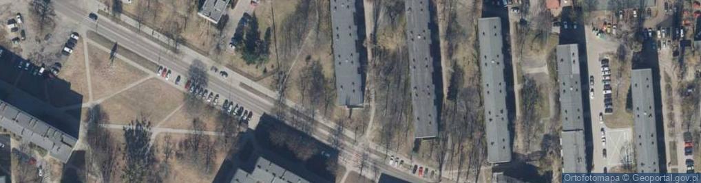 Zdjęcie satelitarne Lutomierska ul.