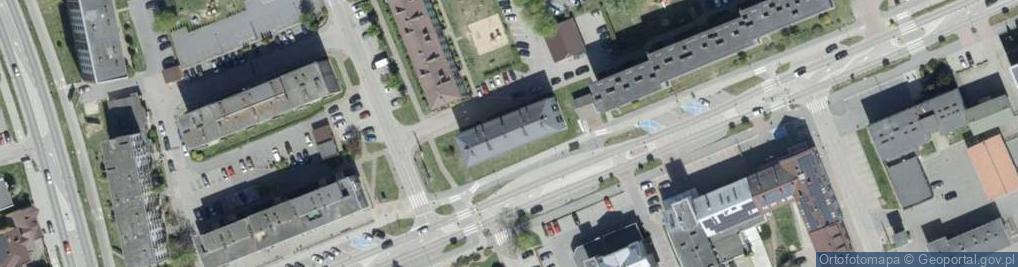 Zdjęcie satelitarne Ludowa ul.