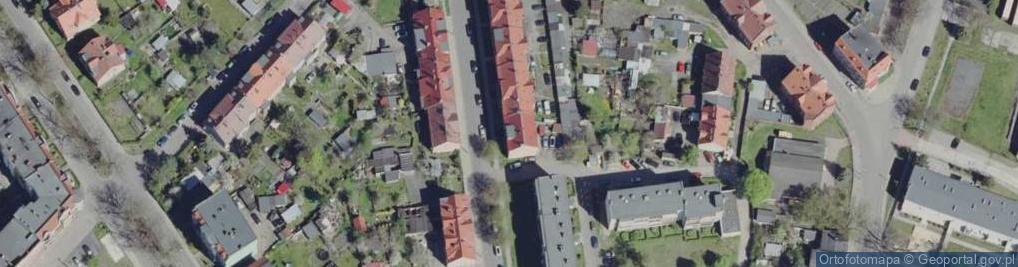 Zdjęcie satelitarne Lubuska ul.