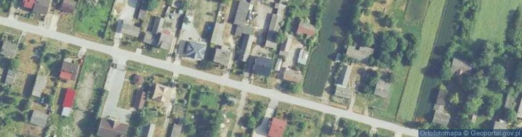Zdjęcie satelitarne Łysaków pod Lasem ul.
