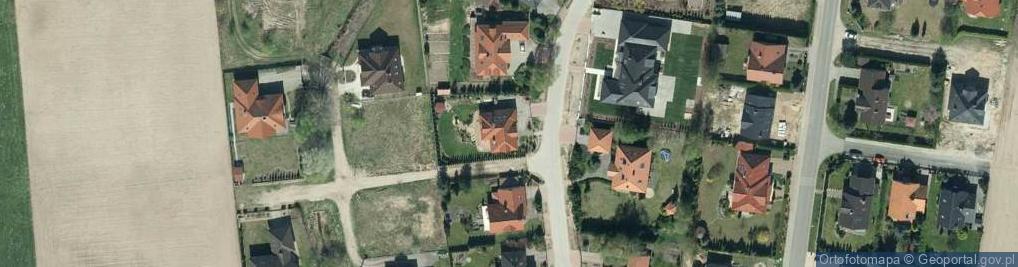 Zdjęcie satelitarne Łyżwiarzy ul.