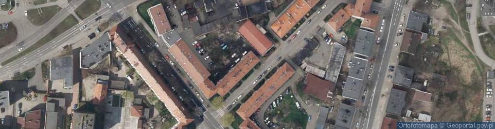 Zdjęcie satelitarne Marzanki ul.
