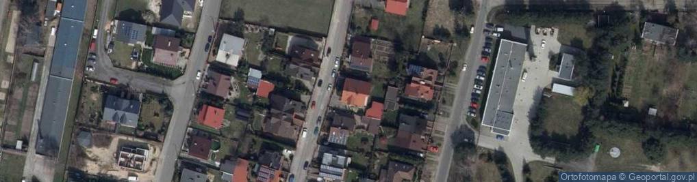 Zdjęcie satelitarne Macedońska ul.