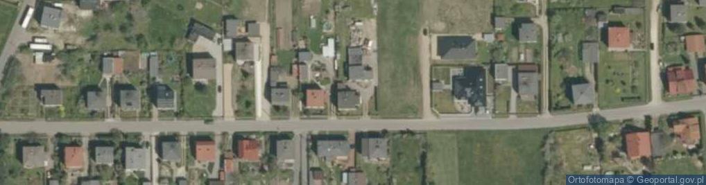 Zdjęcie satelitarne Mańki ul.
