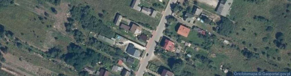 Zdjęcie satelitarne Majdów ul.
