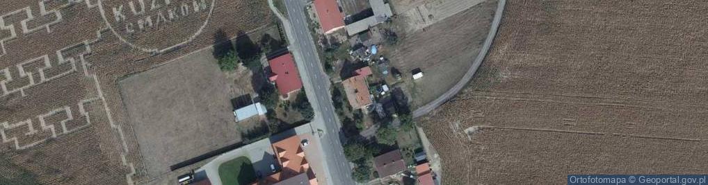 Zdjęcie satelitarne Małe Pułkowo ul.