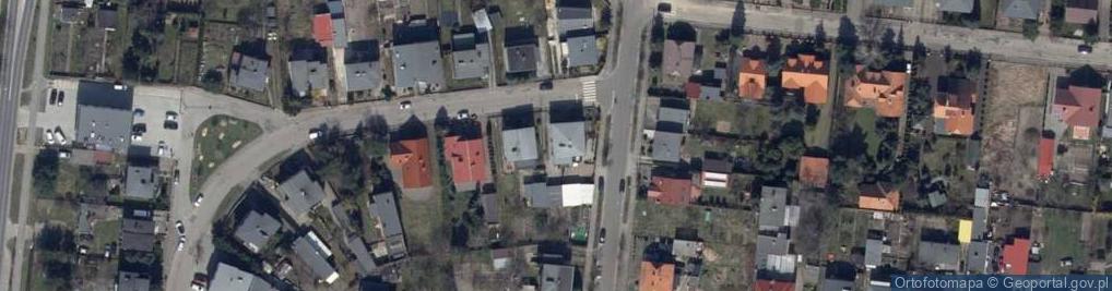 Zdjęcie satelitarne Małkowskiej Olgi ul.