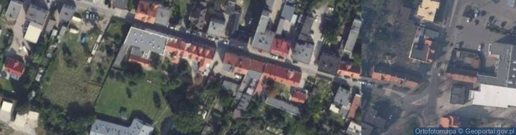 Zdjęcie satelitarne Malińska ul.