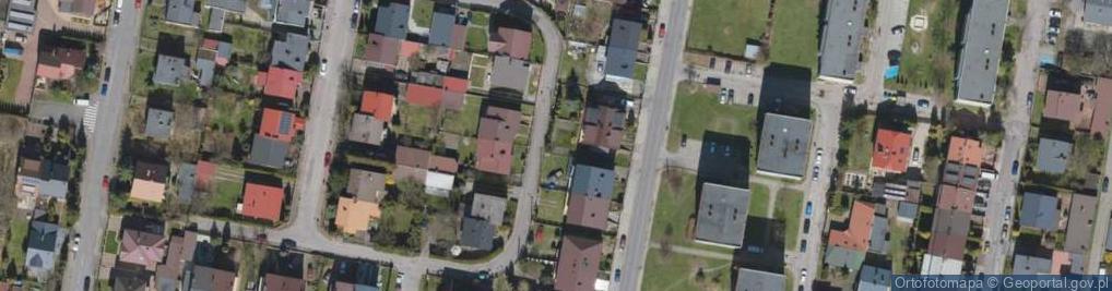 Zdjęcie satelitarne Malinowa ul.