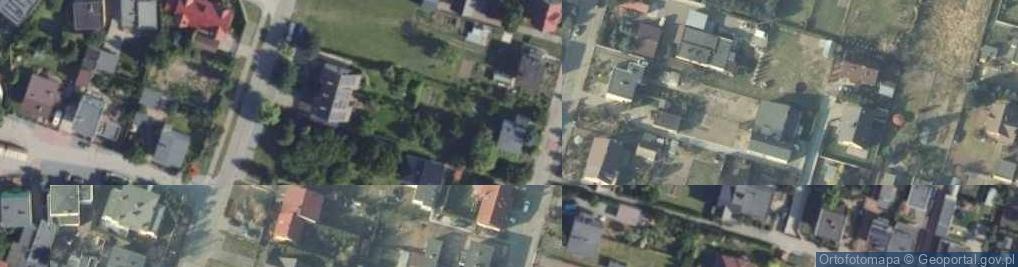 Zdjęcie satelitarne Mahoniowa ul.