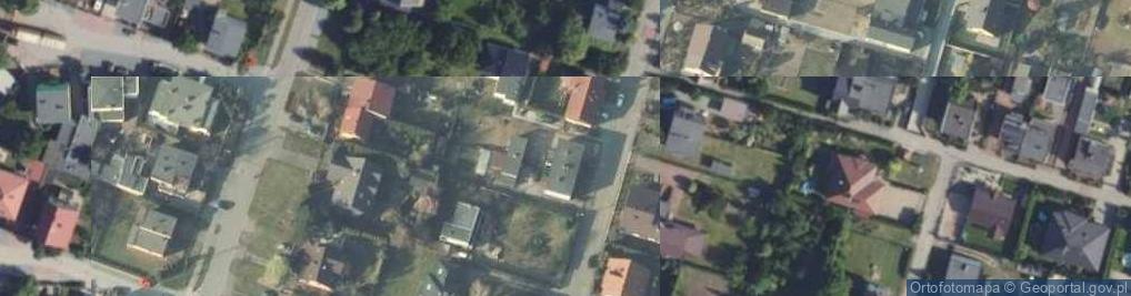 Zdjęcie satelitarne Mahoniowa ul.