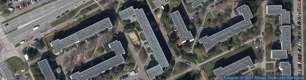 Zdjęcie satelitarne Małej Łąki ul.