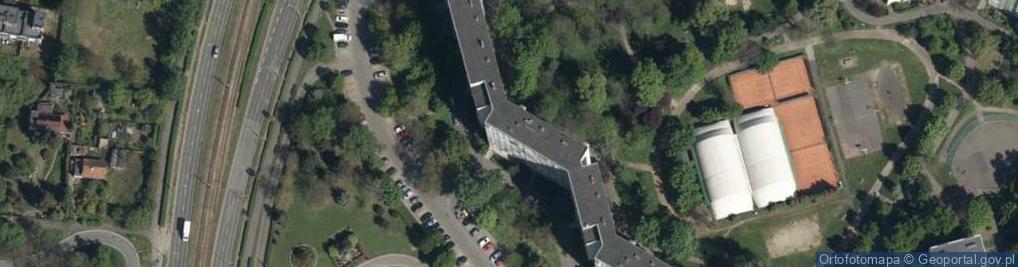 Zdjęcie satelitarne Macedońska ul.
