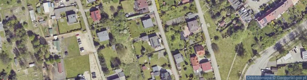 Zdjęcie satelitarne Mańdy Jakuba, ks. ul.
