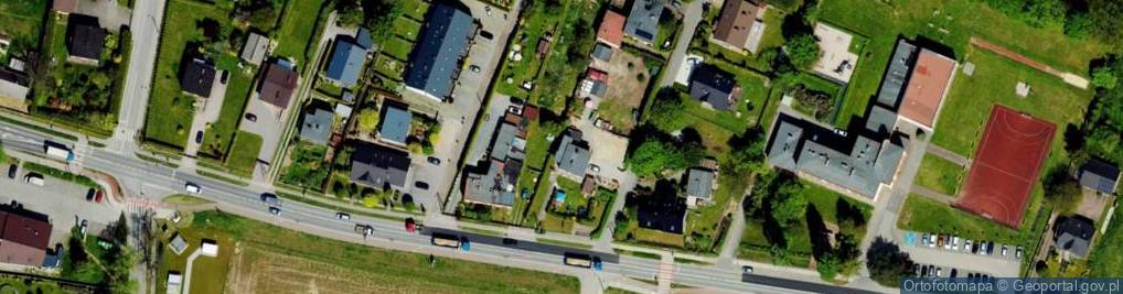 Zdjęcie satelitarne Męczenników Oświęcimskich ul.