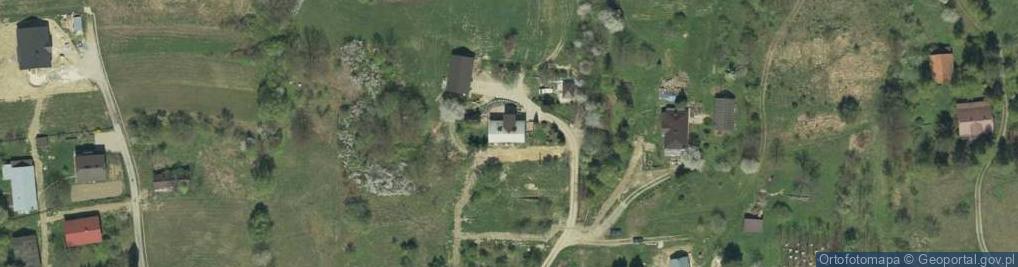 Zdjęcie satelitarne Męcina Mała ul.