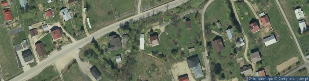 Zdjęcie satelitarne Męcina Wielka ul.