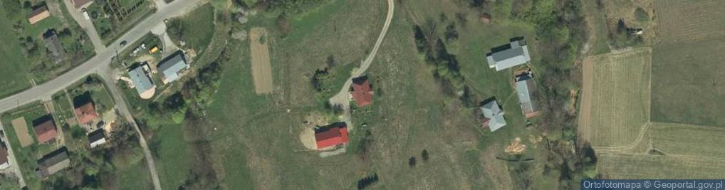 Zdjęcie satelitarne Męcina Wielka ul.