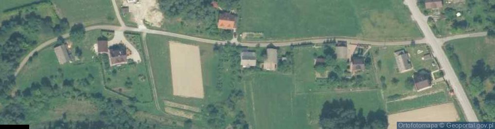 Zdjęcie satelitarne Męcina ul.