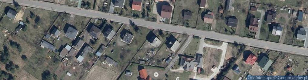 Zdjęcie satelitarne Męcka Wola ul.