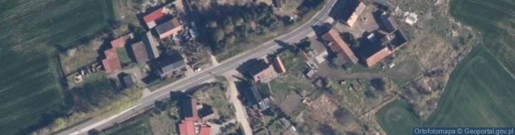 Zdjęcie satelitarne Mętno ul.