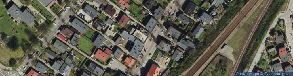 Zdjęcie satelitarne Męczenników Oświęcimia ul.