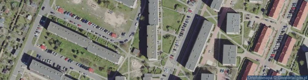 Zdjęcie satelitarne Męczenników Oświęcimskich ul.